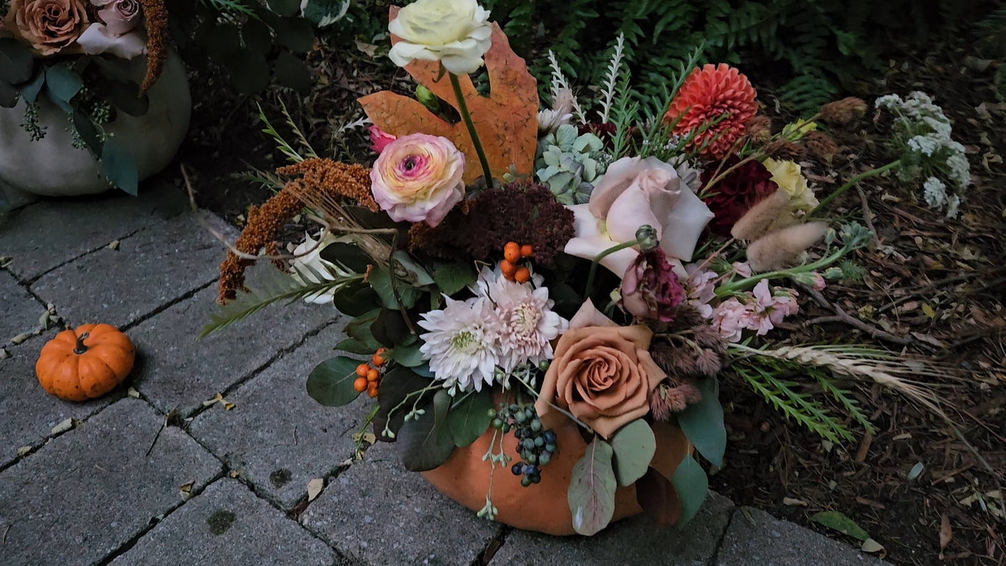 Bloom filled Pumpkin